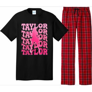 Taylor First Name Personalized 80S Pajama Set