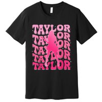 Taylor First Name Personalized 80S Premium T-Shirt