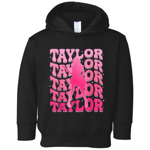 Taylor First Name Personalized 80S Toddler Hoodie