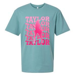 Taylor First Name Personalized 80S Sueded Cloud Jersey T-Shirt