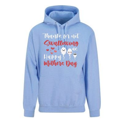 Thanks For Not Swallowing Us Happy Mother's Day Father's Day Unisex Surf Hoodie