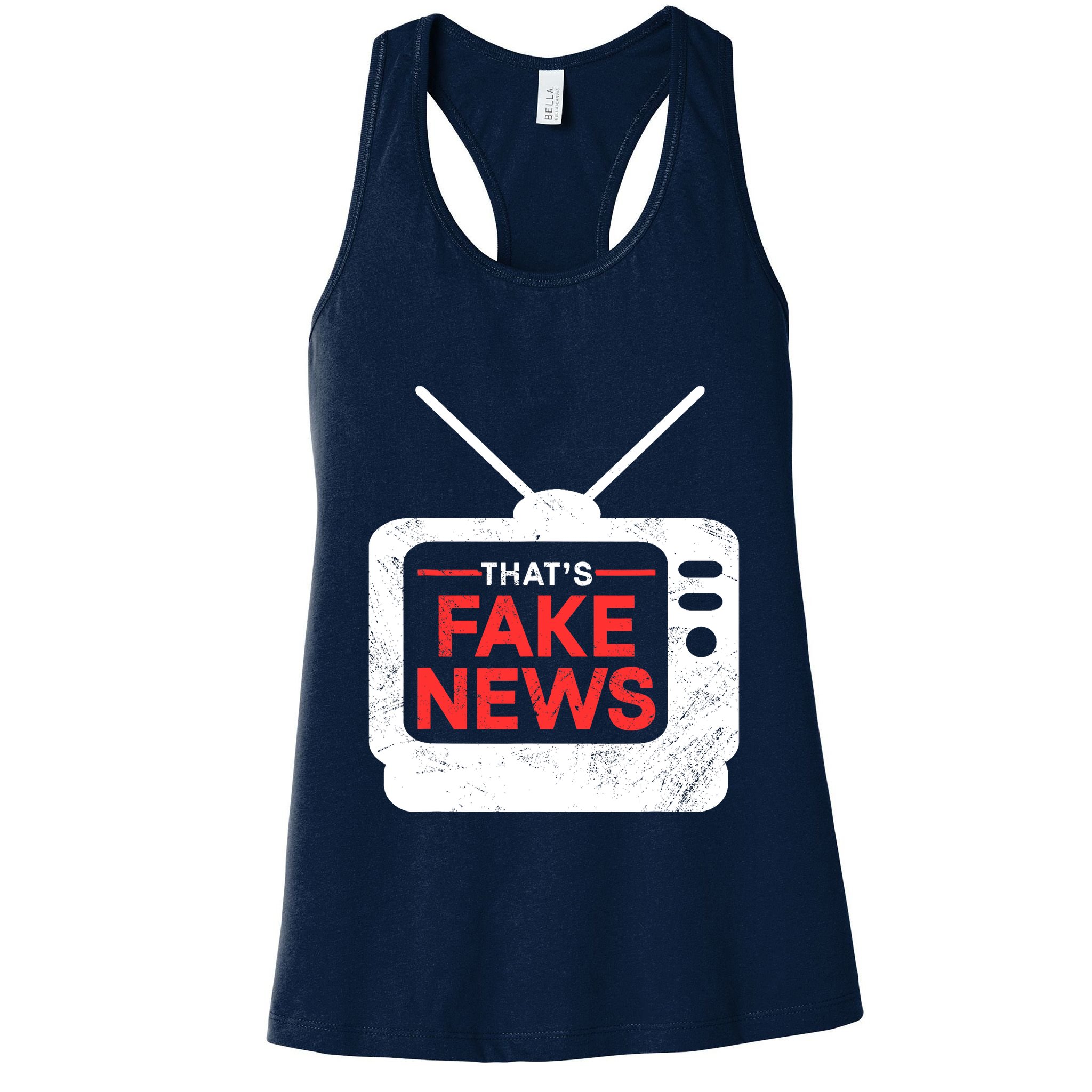 Thats Fake News Rights Press Freedom Journalism Womens Tank Top