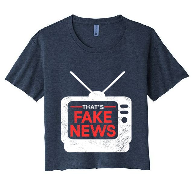 Thats Fake News Rights Press Freedom Journalism Crop Top