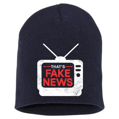 Thats Fake News Rights Press Freedom Journalism Short Acrylic Beanie
