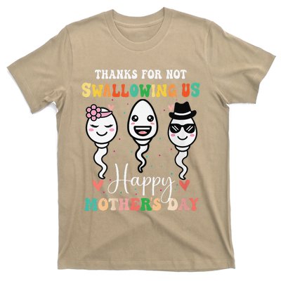 Thanks For Not Swallowing Us Happy Mother's Day For Mother T-Shirt