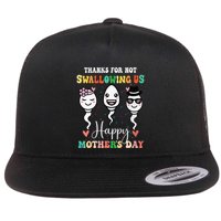Thanks For Not Swallowing Us Happy Mother's Day For Mother Flatbill Hat