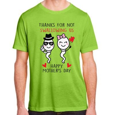 Thanks For Not Swallowing Us Happy Mother's Day FunnyGift Adult ChromaSoft Performance T-Shirt