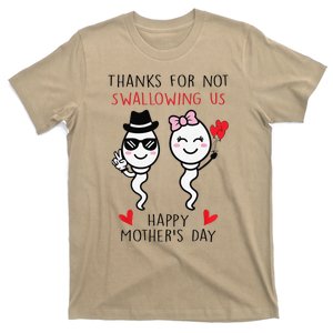 Thanks For Not Swallowing Us Happy Mother's Day FunnyGift T-Shirt