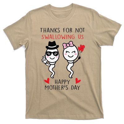 Thanks For Not Swallowing Us Happy Mother's Day FunnyGift T-Shirt