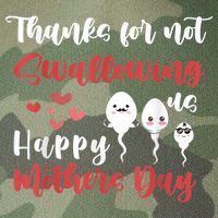 Thanks For Not Swallowing Us Happy Mother's Day Legacy Tie Dye Trucker Hat