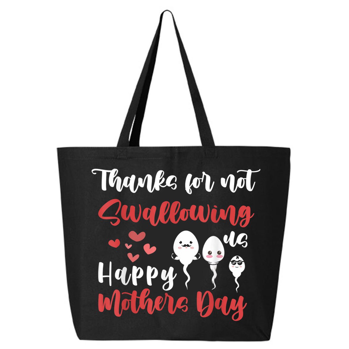 Thanks For Not Swallowing Us Happy Mother's Day 25L Jumbo Tote