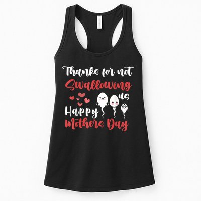 Thanks For Not Swallowing Us Happy Mother's Day Womens Tank Top