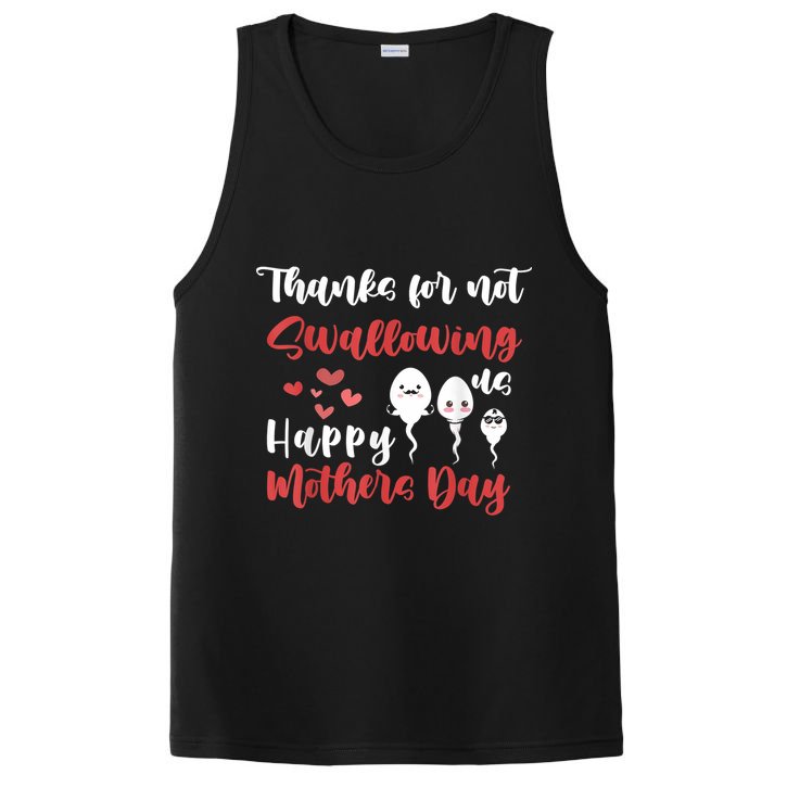 Thanks For Not Swallowing Us Happy Mother's Day PosiCharge Competitor Tank