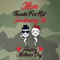 Thanks For Not Swallowing Us Happy Mother's Day Legacy Tie Dye Trucker Hat