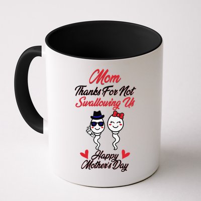 Thanks For Not Swallowing Us Happy Mother's Day Mug