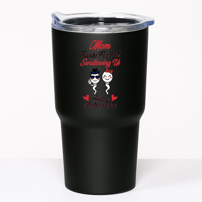 Thanks For Not Swallowing Us Happy Mother's Day Tumbler