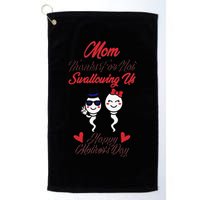 Thanks For Not Swallowing Us Happy Mother's Day Golf Towel