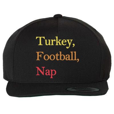 Turkey Football Nap Meaningful Gift Wool Snapback Cap