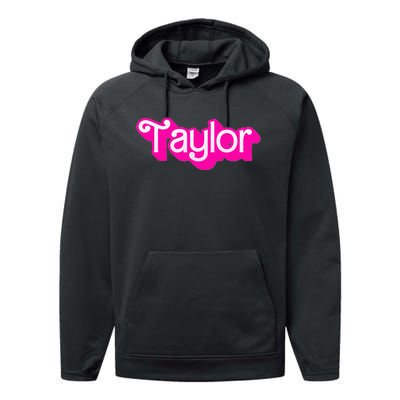 Taylor First Named Baby Birthday Performance Fleece Hoodie