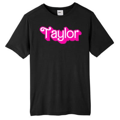 Taylor First Named Baby Birthday Tall Fusion ChromaSoft Performance T-Shirt