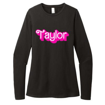 Taylor First Named Baby Birthday Womens CVC Long Sleeve Shirt