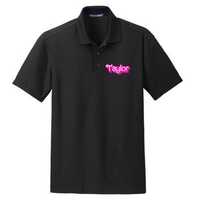 Taylor First Named Baby Birthday Dry Zone Grid Polo