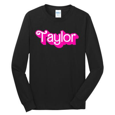 Taylor First Named Baby Birthday Tall Long Sleeve T-Shirt