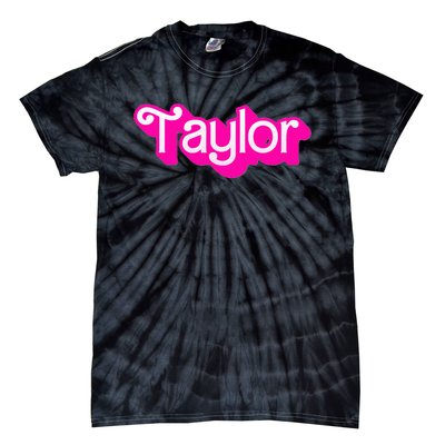 Taylor First Named Baby Birthday Tie-Dye T-Shirt