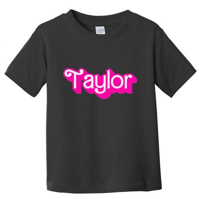 Taylor First Named Baby Birthday Toddler T-Shirt