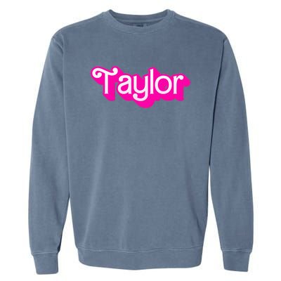 Taylor First Named Baby Birthday Garment-Dyed Sweatshirt