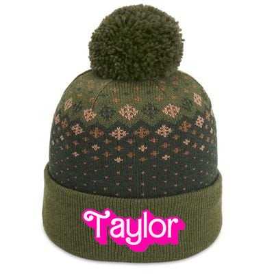 Taylor First Named Baby Birthday The Baniff Cuffed Pom Beanie