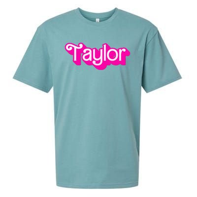 Taylor First Named Baby Birthday Sueded Cloud Jersey T-Shirt