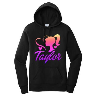 T.aylor First Named  Baby Birthday Women's Pullover Hoodie