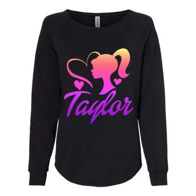 T.aylor First Named  Baby Birthday Womens California Wash Sweatshirt