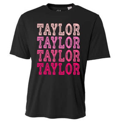 T.aylor First Named  Baby Birthday Cooling Performance Crew T-Shirt