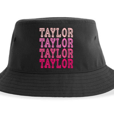 T.aylor First Named  Baby Birthday Sustainable Bucket Hat