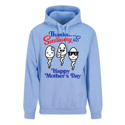 Thanks For Not Swallowing Us Happy Mother's Day Father's Day Unisex Surf Hoodie