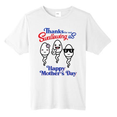 Thanks For Not Swallowing Us Happy Mother's Day Father's Day Tall Fusion ChromaSoft Performance T-Shirt