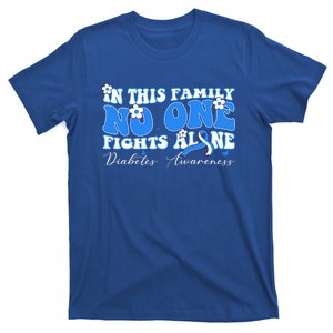 This Family Nobody Fights Diabetes Alone Gift T-Shirt