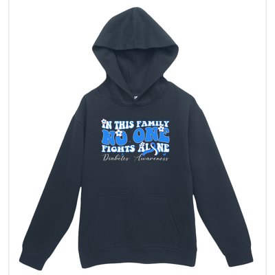 This Family Nobody Fights Diabetes Alone Gift Urban Pullover Hoodie