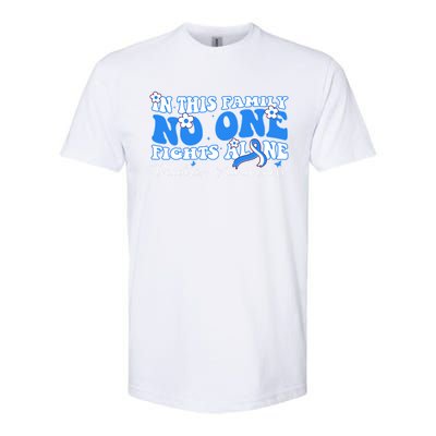 This Family Nobody Fights Diabetes Alone Gift Softstyle CVC T-Shirt