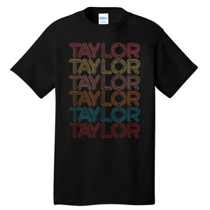 Taylor First Name Tall T-Shirt