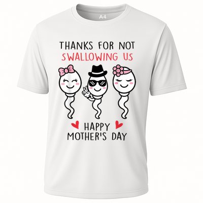 Thanks For Not Swallowing Us Happy Mother's Day Funny Performance Shirt