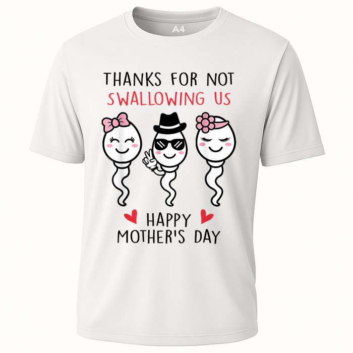 Thanks For Not Swallowing Us Happy Mother's Day Funny Performance Shirt