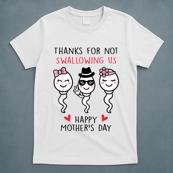 Thanks For Not Swallowing Us Happy Mother's Day Funny T-Shirt