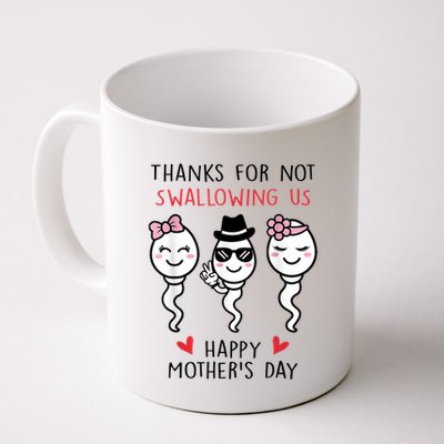 Thanks For Not Swallowing Us Happy Mother's Day Funny Mug