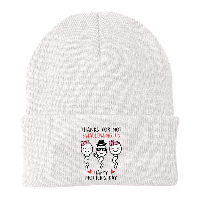 Thanks For Not Swallowing Us Happy Mother's Day Funny Beanie