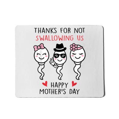 Thanks For Not Swallowing Us Happy Mother's Day Funny Mousepad