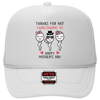 Thanks For Not Swallowing Us Happy Mother's Day Funny Trucker Hat
