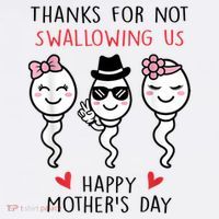 Thanks For Not Swallowing Us Happy Mother's Day Funny Trucker Hat